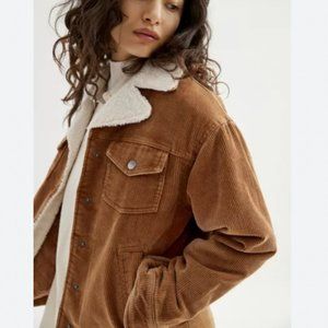 UO Corduroy Jacker Sherpa Lining XS